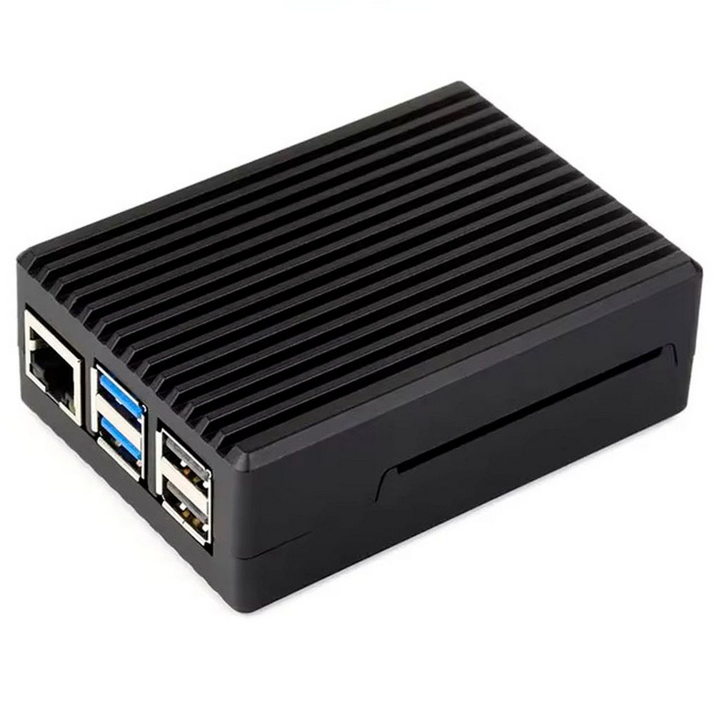 Металлический корпус RA794 для Raspberry Pi 5 c охлаждающим вентилятором