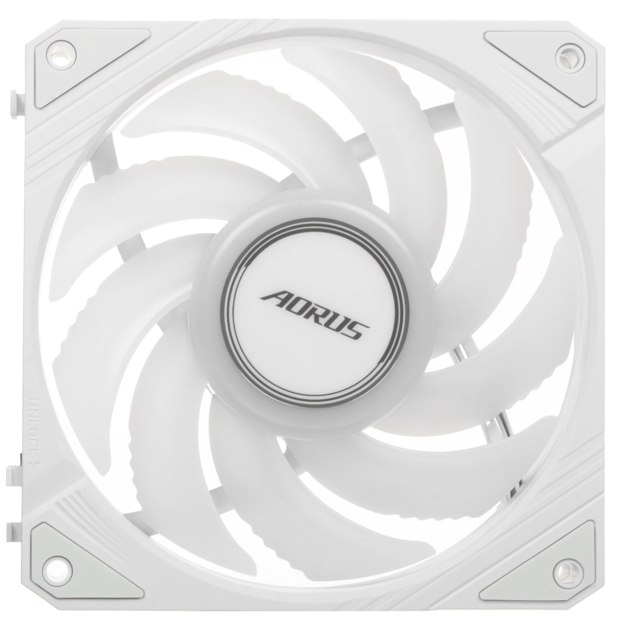 Вентилятор GIGABYTE GP-ECFAN1201 ICE, 120×120×25 мм, 600–2000 об/мин, ARGB, 4-pin