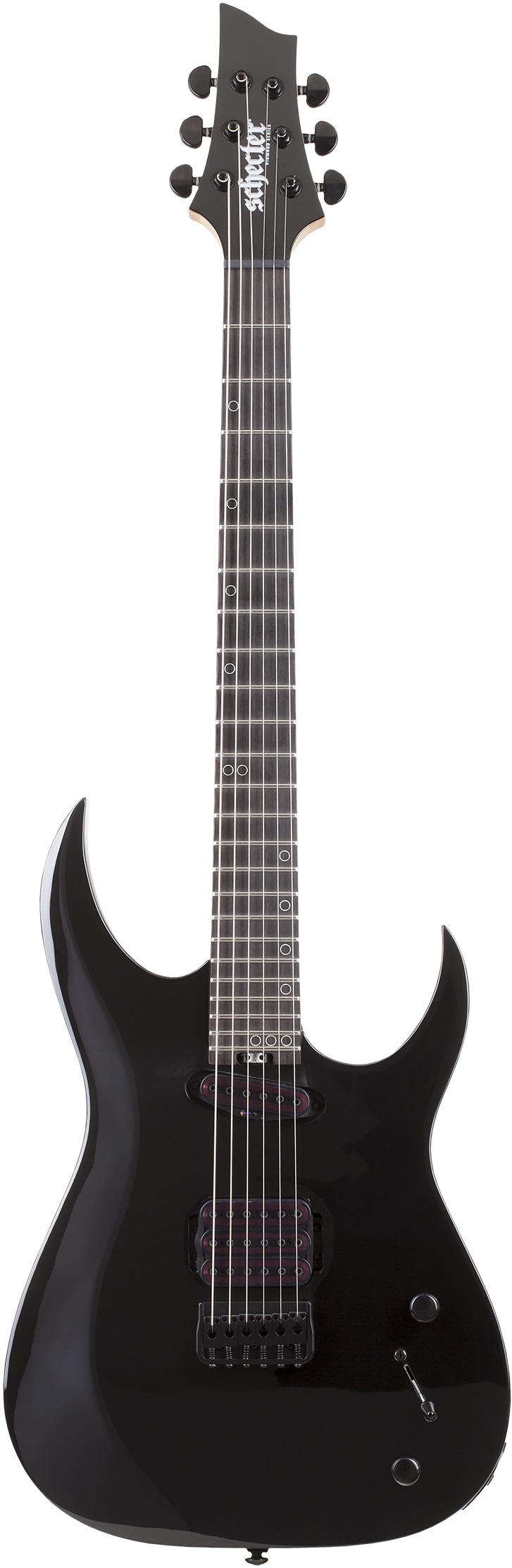 Электрогитара SCHECTER SUNSET-6 TRIAD GBLK, 6 струн, 24 лада, Gloss Black