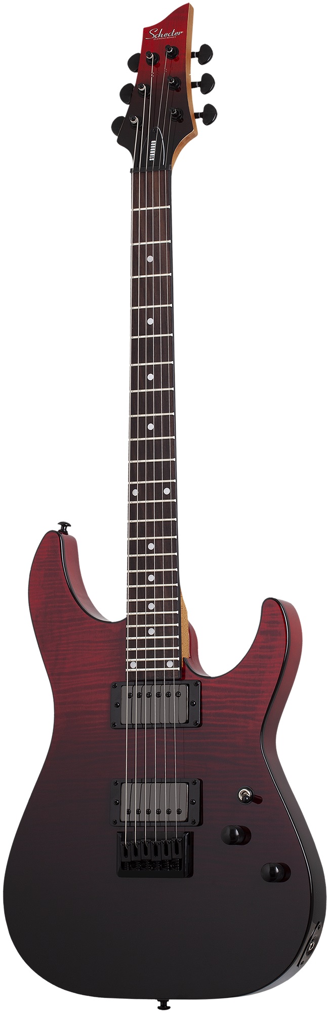 Электрогитара SCHECTER C-1 STANDARD BLOODBURST BB, 6 струн, 24 лада