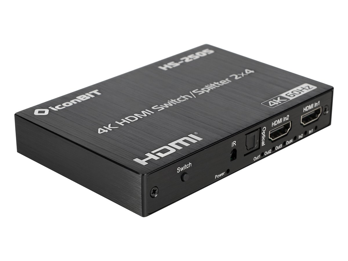 Коммутатор iconBIT HS-2505, 2×4, 4K60
