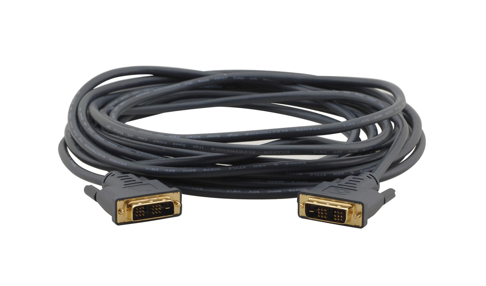Кабель DVI Kramer 97-0640015, C-MDM/MDM-15, Single Link, 4.6 м