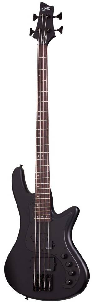 Бас-гитара SCHECTER STILETTO STEALTH-4 SBK, 4 струны, 24 лада