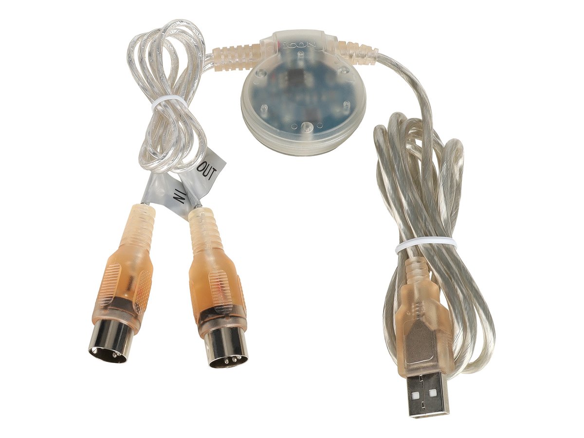 MIDI-интерфейс Icon MidiPort 10105010001, 1×1 DIN5, USB-A 2.0