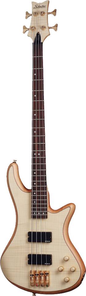 Бас-гитара SCHECTER STILETTO CUSTOM-4 NAT, 4 струны, Natural Satin