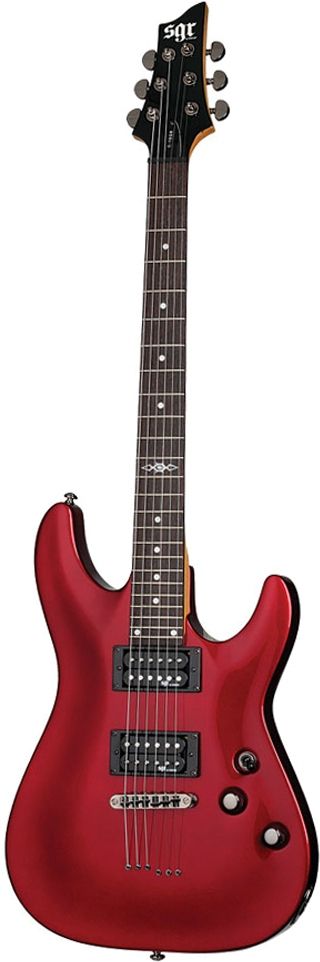 Электрогитара SCHECTER C-1 SGR by Schecter M RED, 6 струн, липа/клён/палисандр, 24 лада