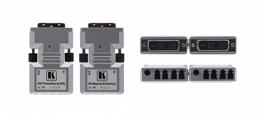 AV удлинитель Kramer 94-0000610, DVI с отсоединяемым кабелем