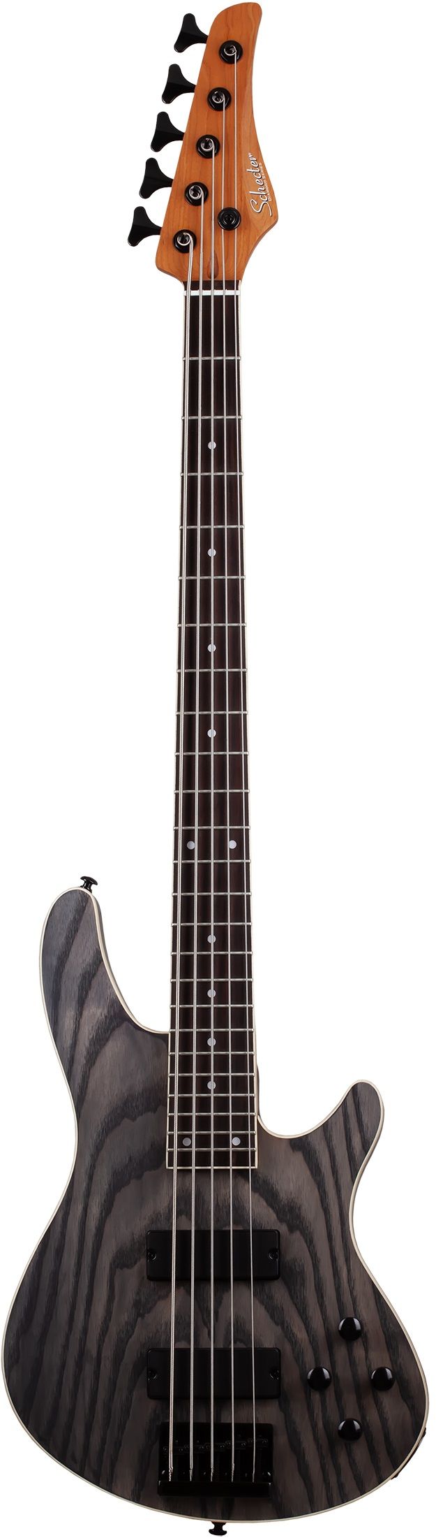 Бас-гитара SCHECTER C-5 STANDARD CHARCOAL SATIN CS, 5 струн, 24 лада