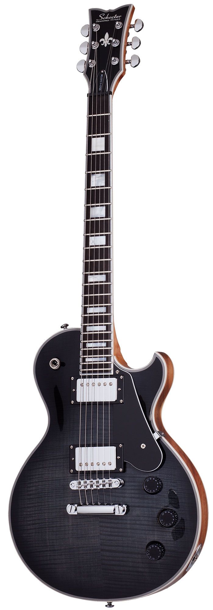Электрогитара SCHECTER SOLO-II CUSTOM TBB/NAT, 6 струн, 22 лада, Trans Black Burst