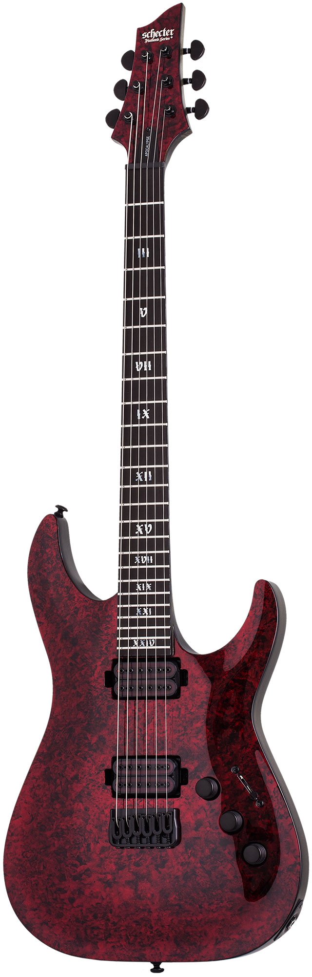 Электрогитара SCHECTER C-1 Apocalypse Red Reign, 6 струн, 24 лада