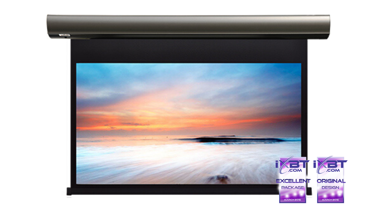 Экран с электроприводом Lumien LCC-100107, 133", Matte White, 16:9