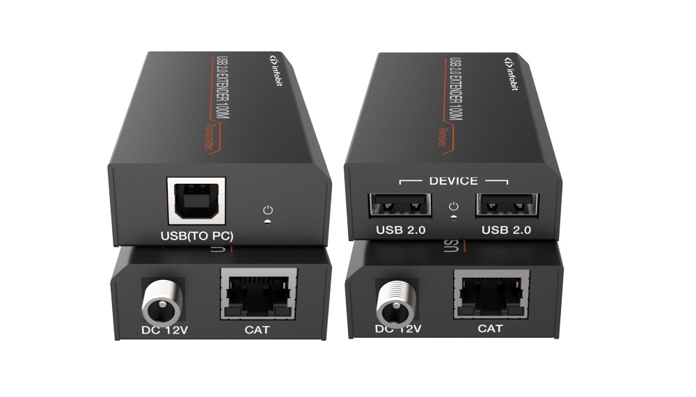 Удлинитель Infobit iTrans USB2-TR100, USB 2.0, до 100 м