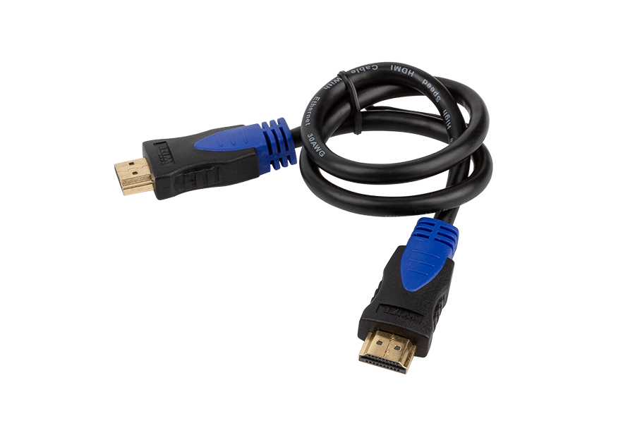 Кабель HDMI Wize WAVC-HDMI-0.5M, 0.5 м, HDMI 2.0a, 4K/60 Гц, 18 Гбит/с