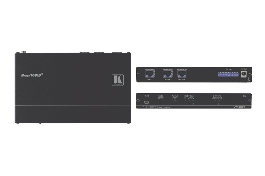 Усилитель-распределитель Kramer 10-80444090, 1:2 HDBaseT, 4K