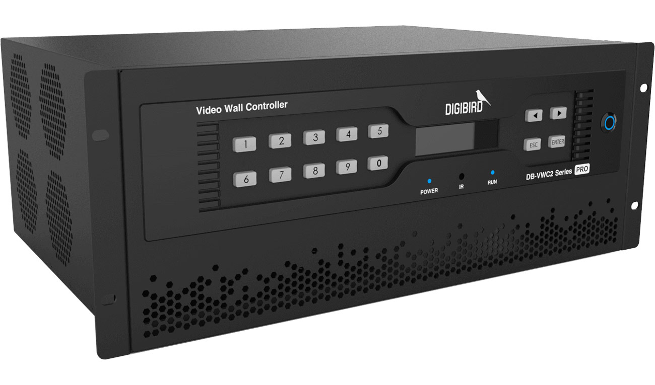 Шасси Digibird DB-VWC2-HP-FR4K, 4U, до 8 входных и 3 выходных плат