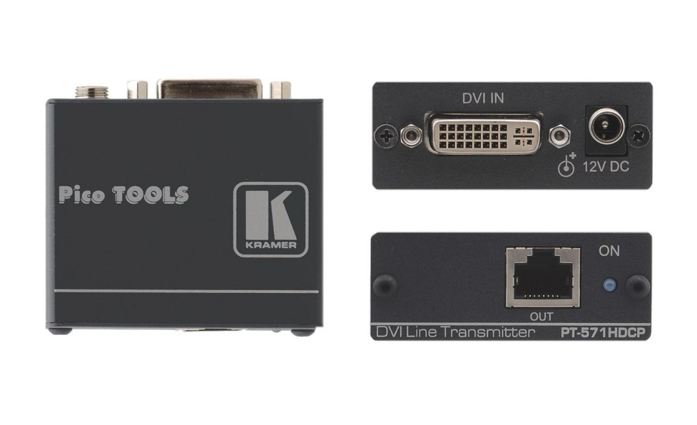 Передатчик Kramer 50-70865090, DVI в TP, HDCP, 1.65Gbps