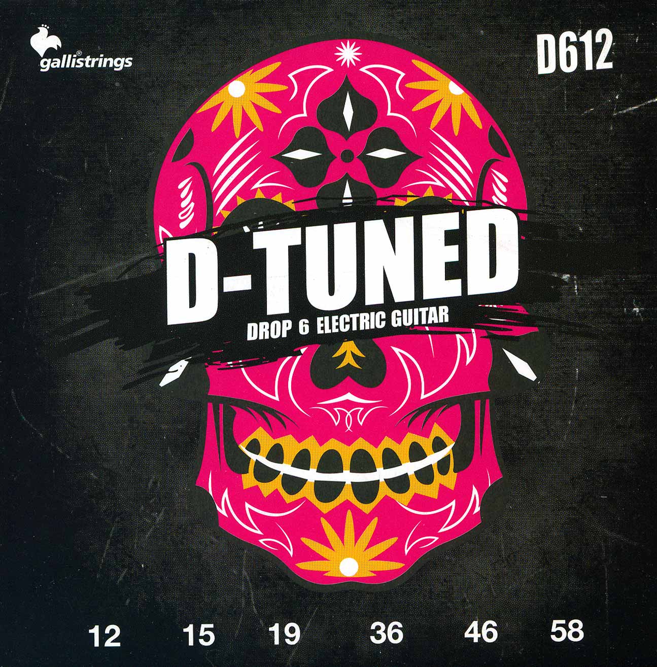 Комплект струн GALLI STRINGS D612 для 6-струнной электрогитары
