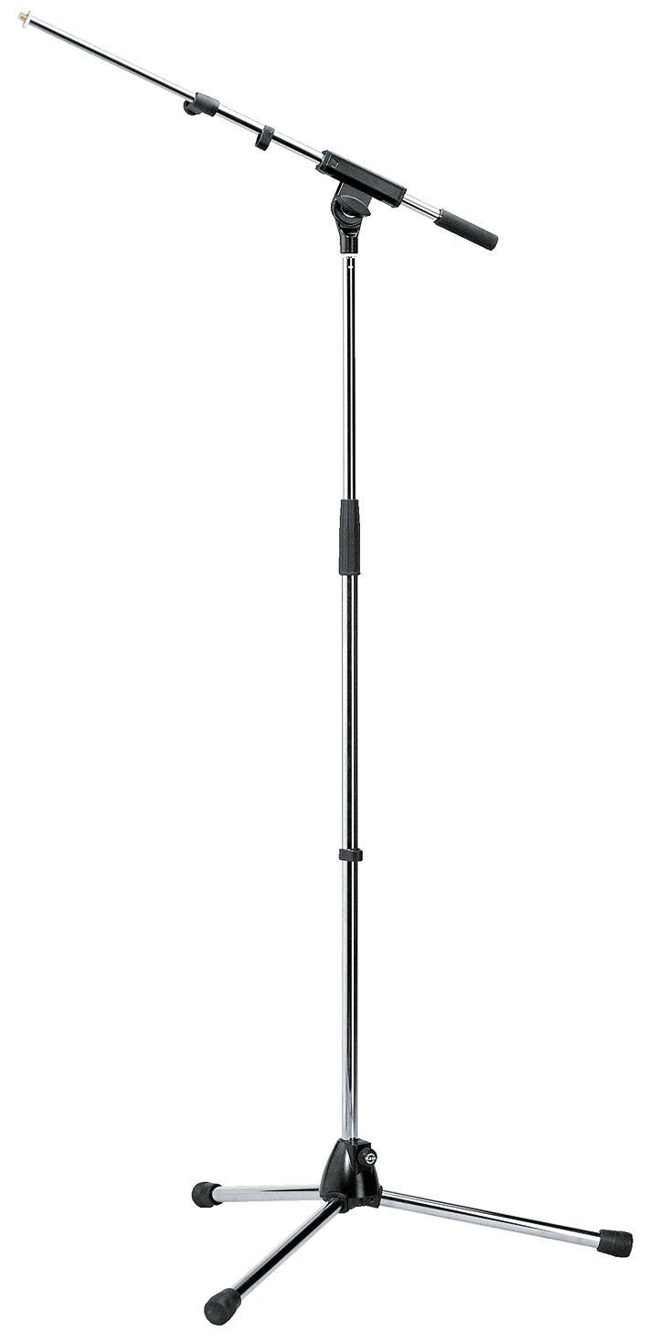 Микрофонная стойка K&M 21080-300-02, журавль, 925–1630 мм
