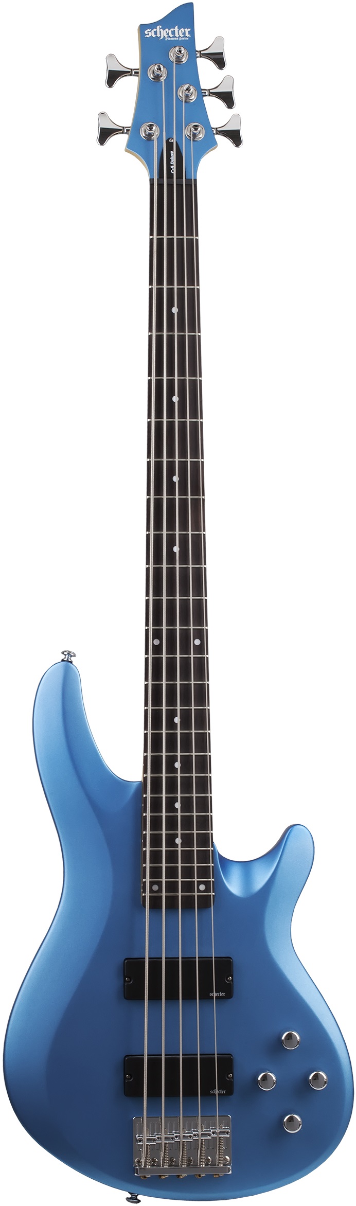 Бас-гитара SCHECTER C-5 DELUXE SMLB, 5 струн, липа/клен, 24 лада