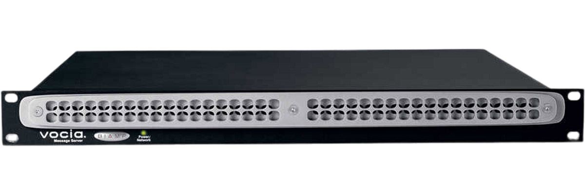 Аудиопроцессор BIAMP [VOCIAMS-1E] Vocia Enhanced Networked Messaging Processor
