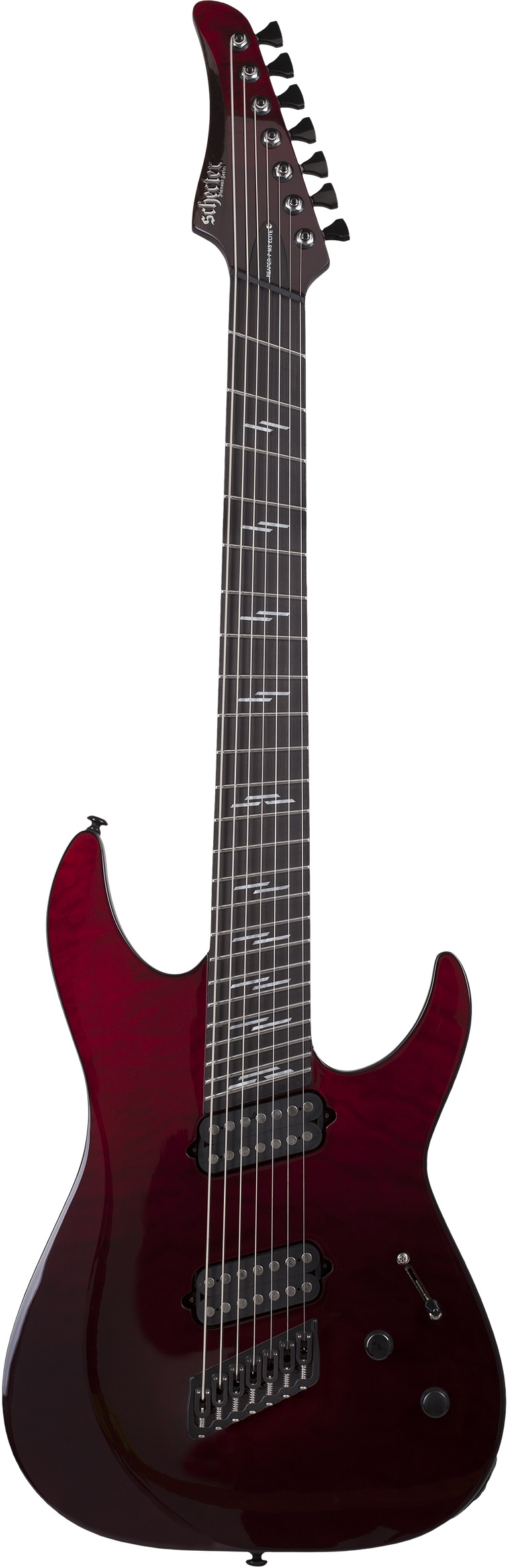 Электрогитара SCHECTER REAPER-7 ELITE MS BLOODBURST BB, 7 струн, мультимензурная