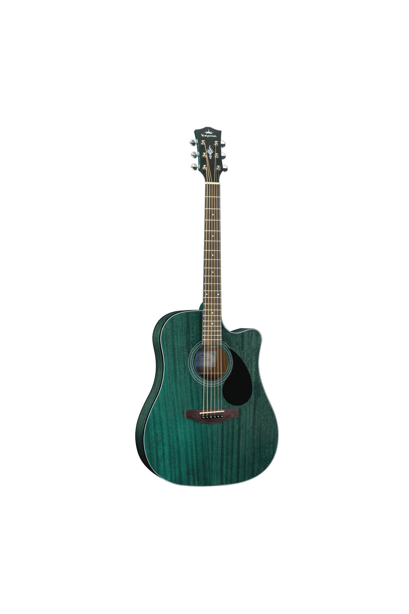 Трансакустическая гитара Kepma EDCE-K10PRO-BLSM, синий