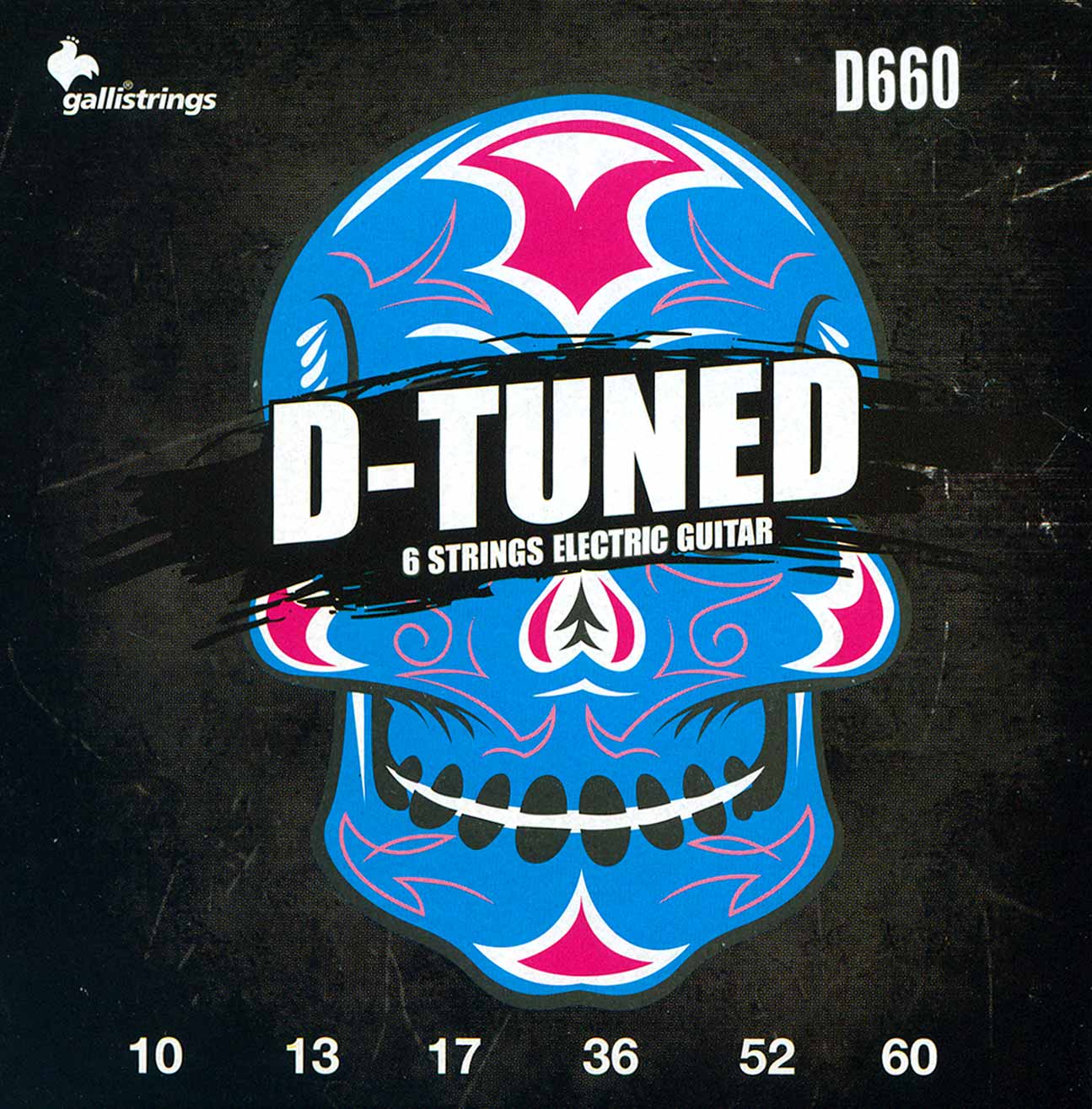 Струны GALLI STRINGS D660, комплект для 6-струнной электрогитары