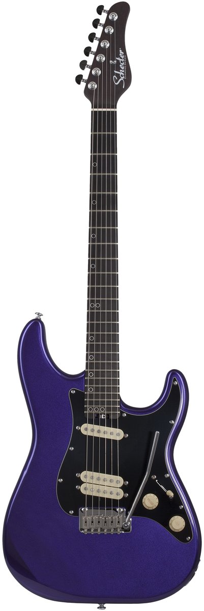 Электрогитара SCHECTER MV-6 MPUR, 6 струн, липа/венге, 24 лада, Metallic Purple