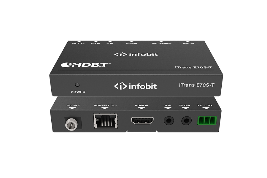Удлинитель сигнала Infobit iTrans E70S-T, HDMI, HDBaseT, 70м