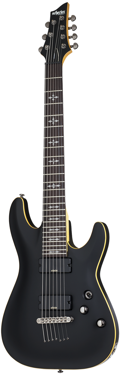 Электрогитара SCHECTER DEMON-7 ABSN, 7 струн, липа/клён/венге, 24 лада