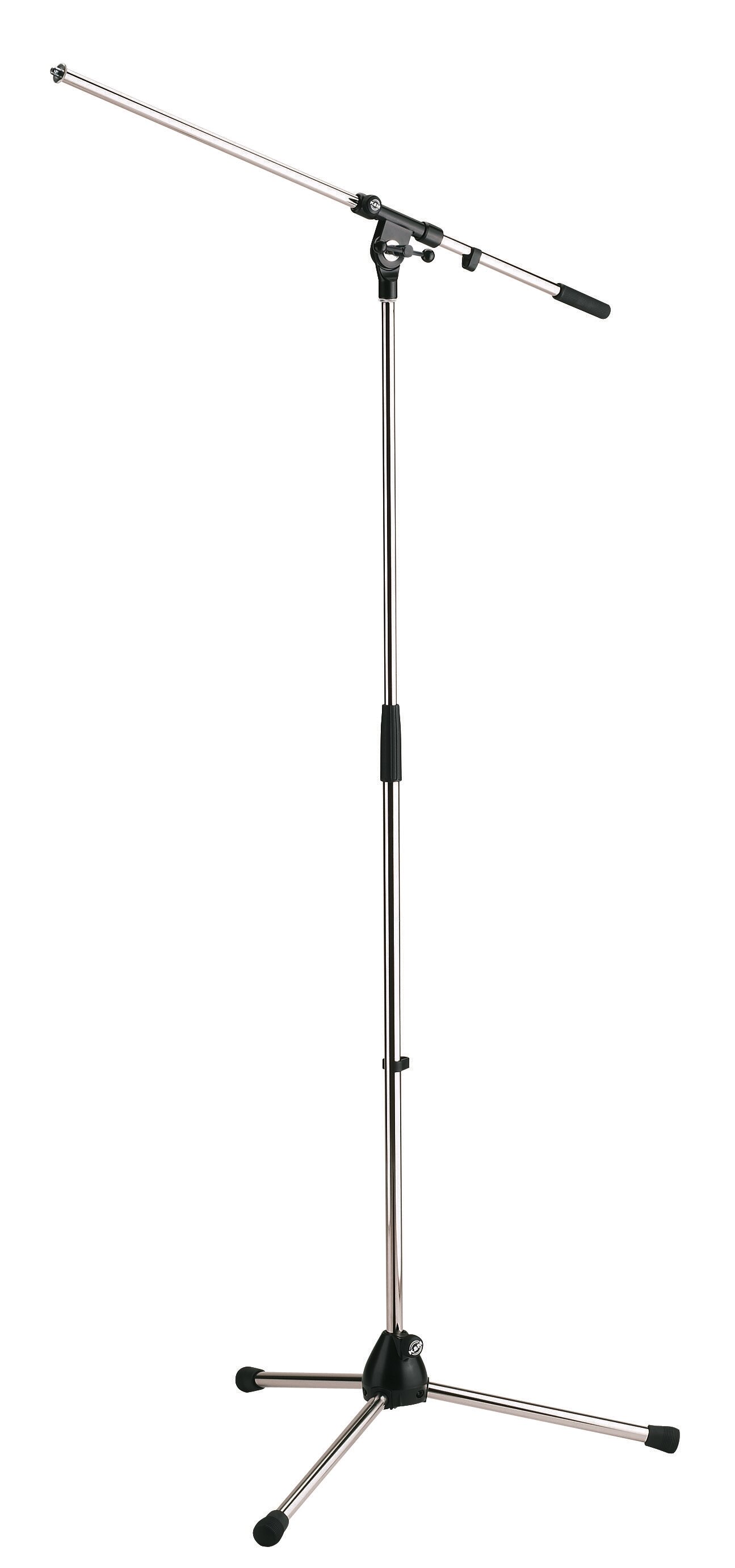 Микрофонная стойка K&M 21020-300-02, 900-1605 мм, стрела 800 мм, хром