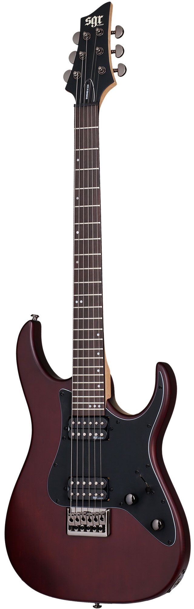 Электрогитара SCHECTER BANSHEE-6 SGR, 6 струн, липа/клен/палисандр, 24 лада, Walnut Satin