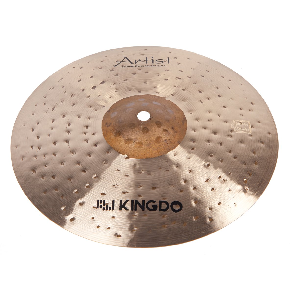 Тарелка сплэш KINGDO 10" CLASSIC RAW BELL SPLASH, сплав B20, ручная работа