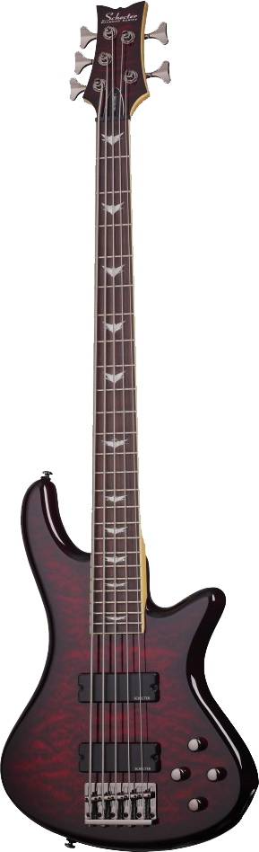 Бас-гитара SCHECTER STILETTO EXTREME-5 BCH, 5 струн, Black Cherry