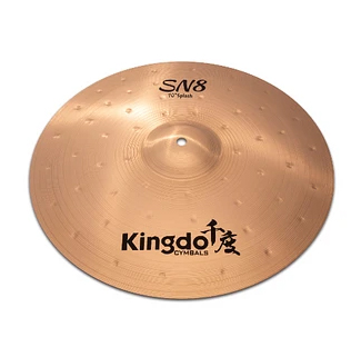 Тарелка сплэш 10" [10" SN8 SPLASH] KINGDO [10" SN8 SPLASH] сплав B8, поверхность полированная
