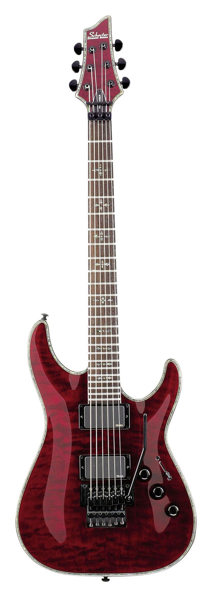 Электрогитара SCHECTER HELLRAISER C-1 FR BCH, 6 струн, Floyd Rose, Black Cherry