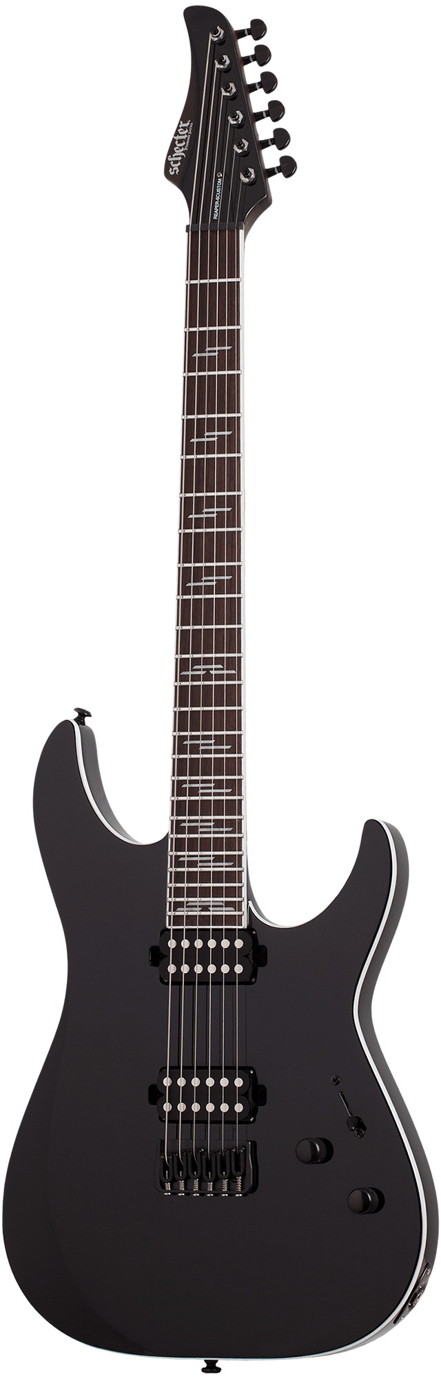 Электрогитара Schecter Reaper-6 Custom G.BLK, 6 струн, 24 лада, HH Schecter USA San Andreas