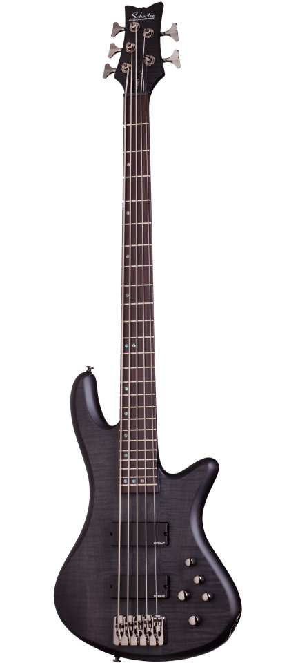 Бас-гитара SCHECTER STILETTO STUDIO-6 STBLS, 6 струн, See-Thru Black Satin