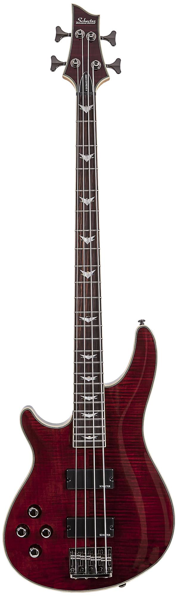 Бас-гитара SCHECTER OMEN EXTREME-4 LH BCH, леворукая, 4 струны, 24 лада