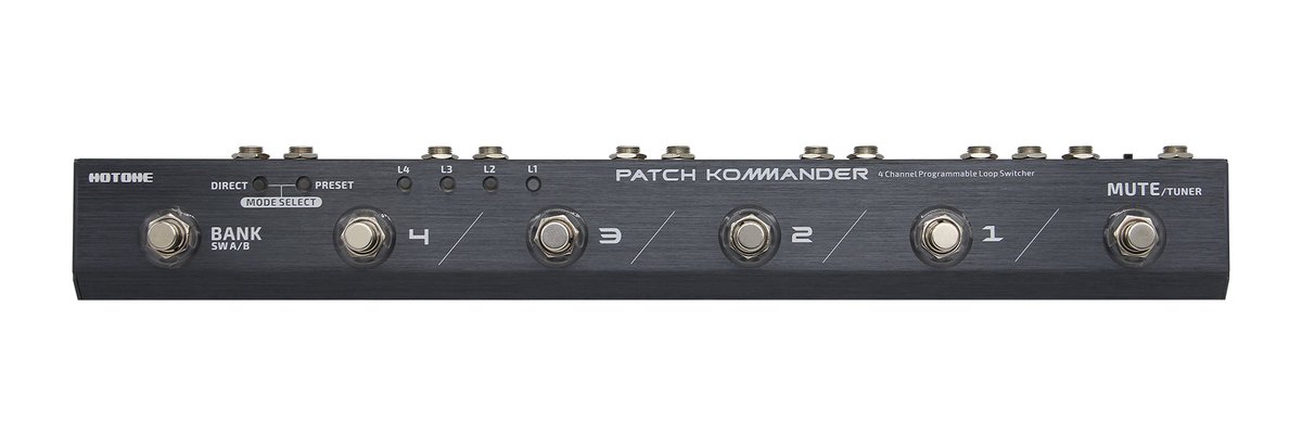 Переключатель патчей Hotone LS-10 Patch Kommander, 4 петли, контроллер