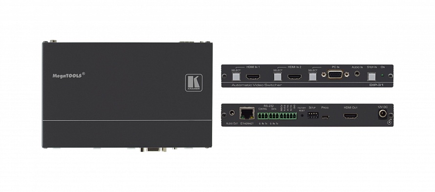 Передатчик Kramer 20-8035801290, HDMI/VGA, RS-232, ИК, Ethernet, 4К