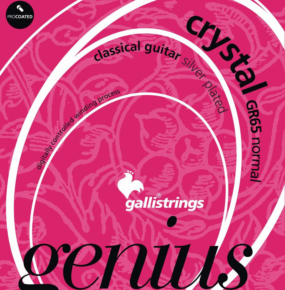 Струны GALLI STRINGS GR65, комплект для классической гитары
