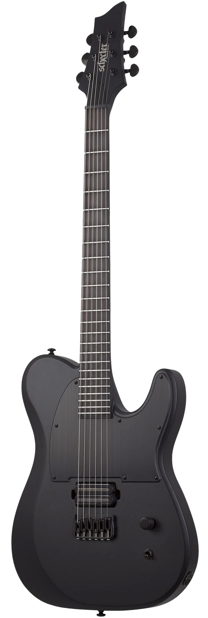Электрогитара SCHECTER PT Black Ops SBOP, 6 струн, красное дерево, Satin Black Open Pore
