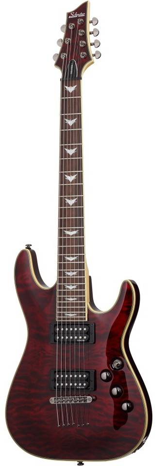 Электрогитара Schecter Omen Extreme-7 BCH, 7 струн, Black Cherry