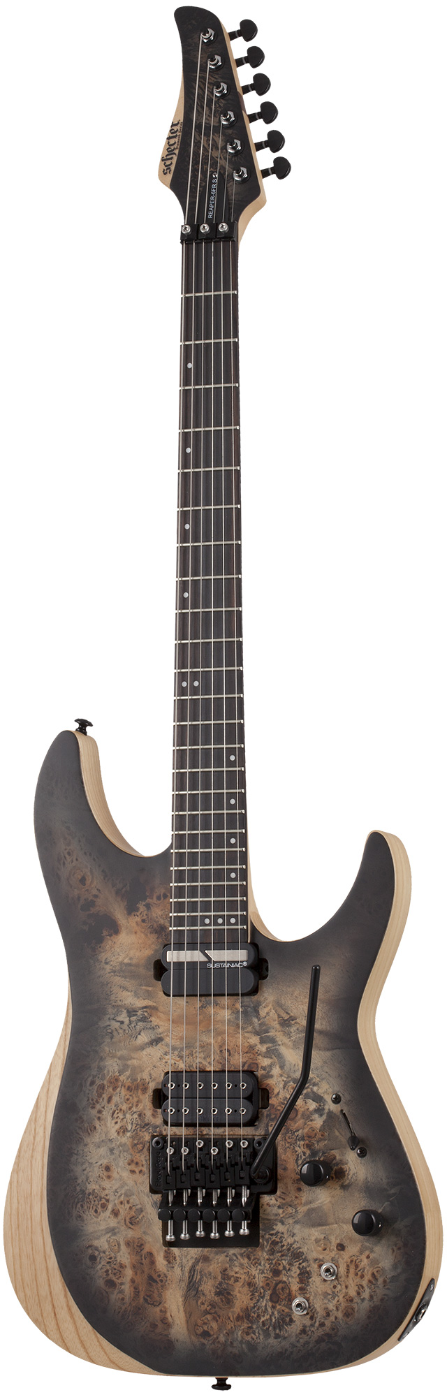 Электрогитара SCHECTER REAPER-6 FR S CB, 6 струн, болотный ясень, 24 лада, Floyd Rose