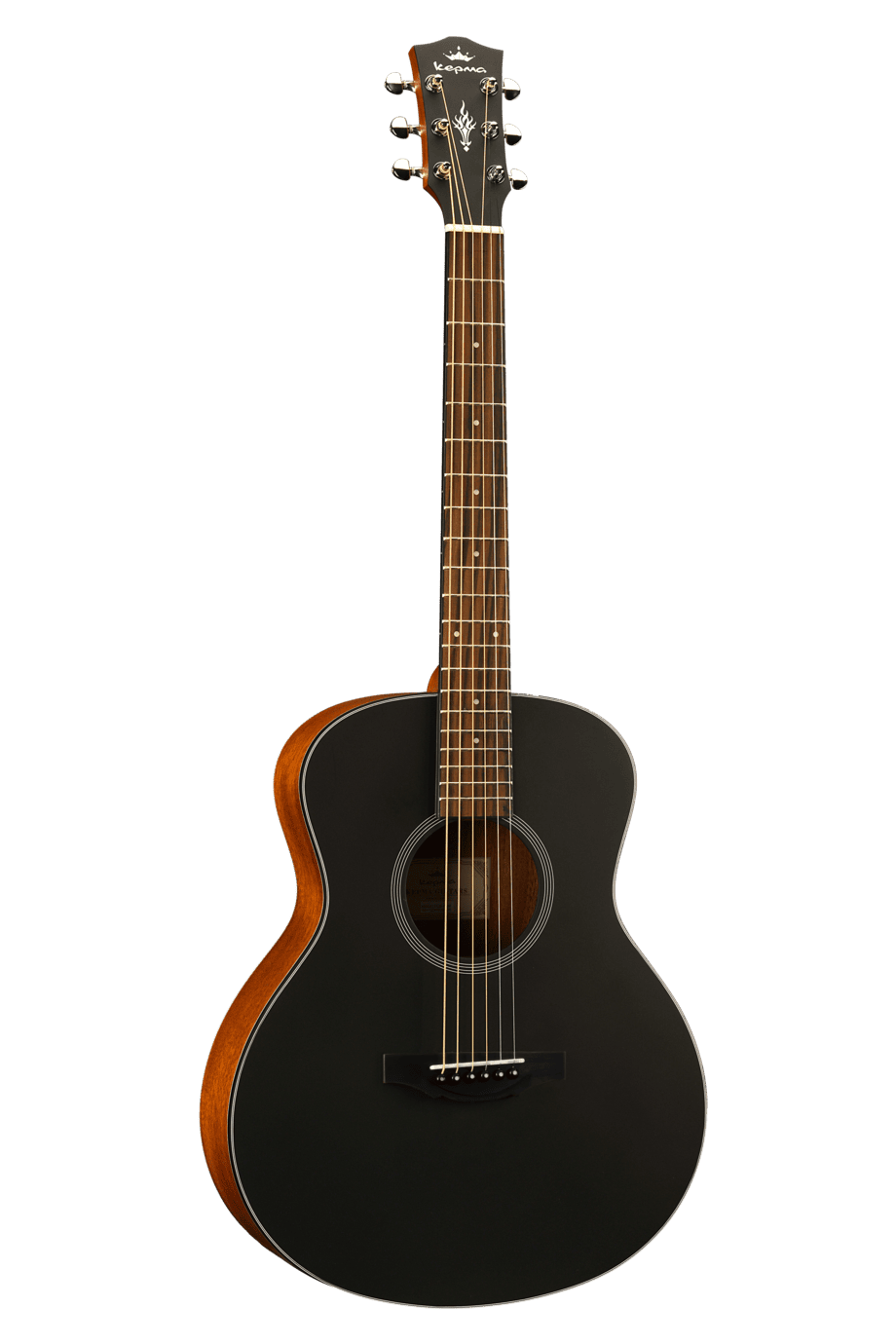 Гитара Kepma ES36E-K10PRO-BKM, черный, матовая