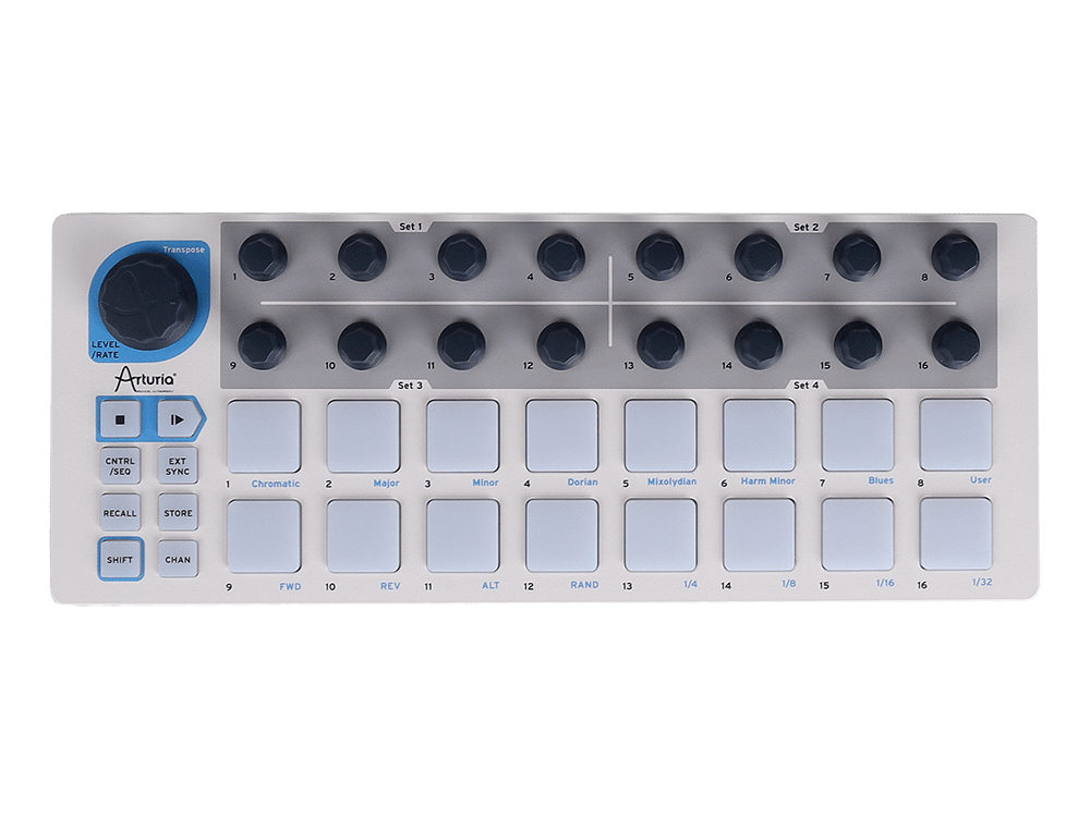 MIDI-контроллер Arturia 430101 BeatStep, 16 пэдов, 16 энкодеров, секвенсор