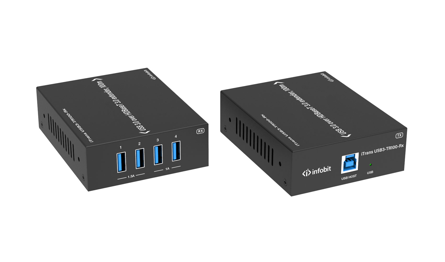 Удлинитель сигнала Infobit iTrans USB3-TR100, USB 3.0, до 100м