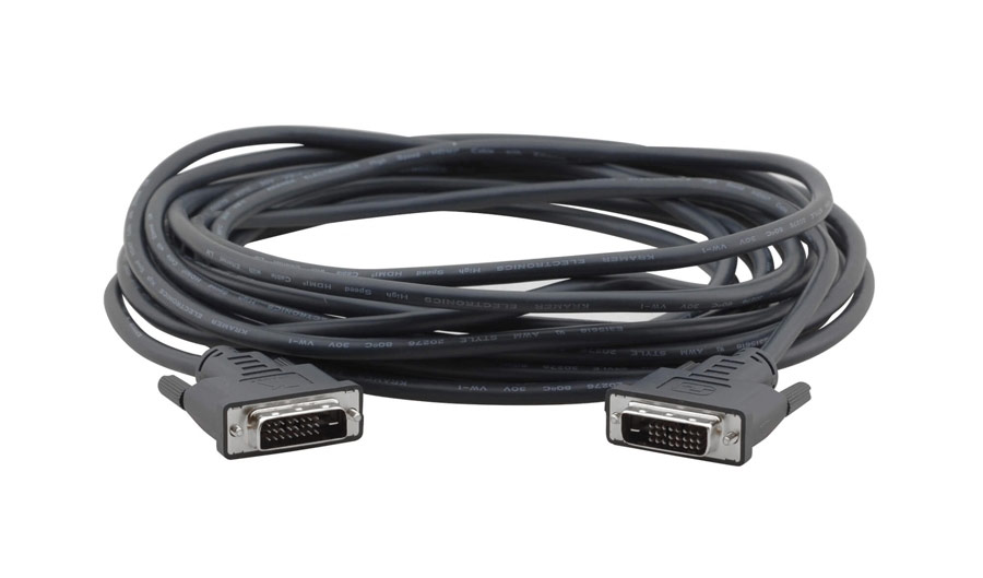 Кабель DVI Kramer 94-10101003, DVI-D Dual Link, вилка-вилка, 3м