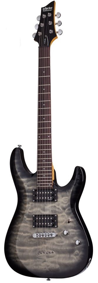 Электрогитара SCHECTER C-6 PLUS CB, 6 струн, липа/стеганый клен, 24 лада